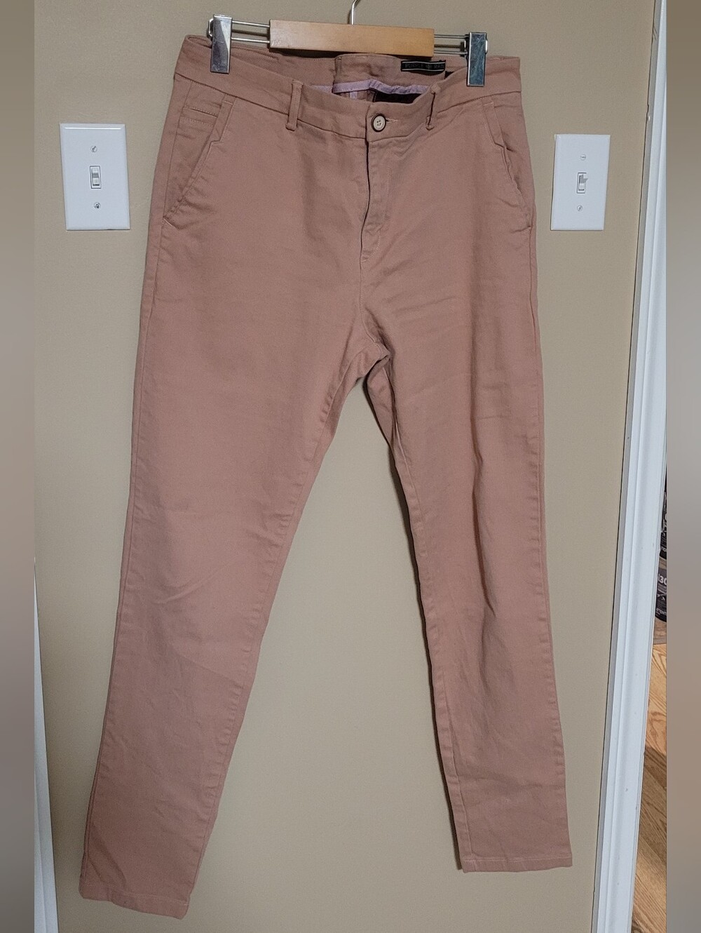 Men's Slim Chino Pants - Dusty Rose